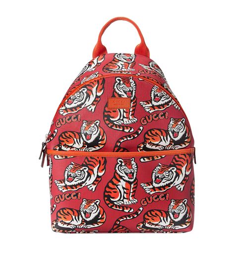 gucci tiger backpack red|Gucci tiger button up.